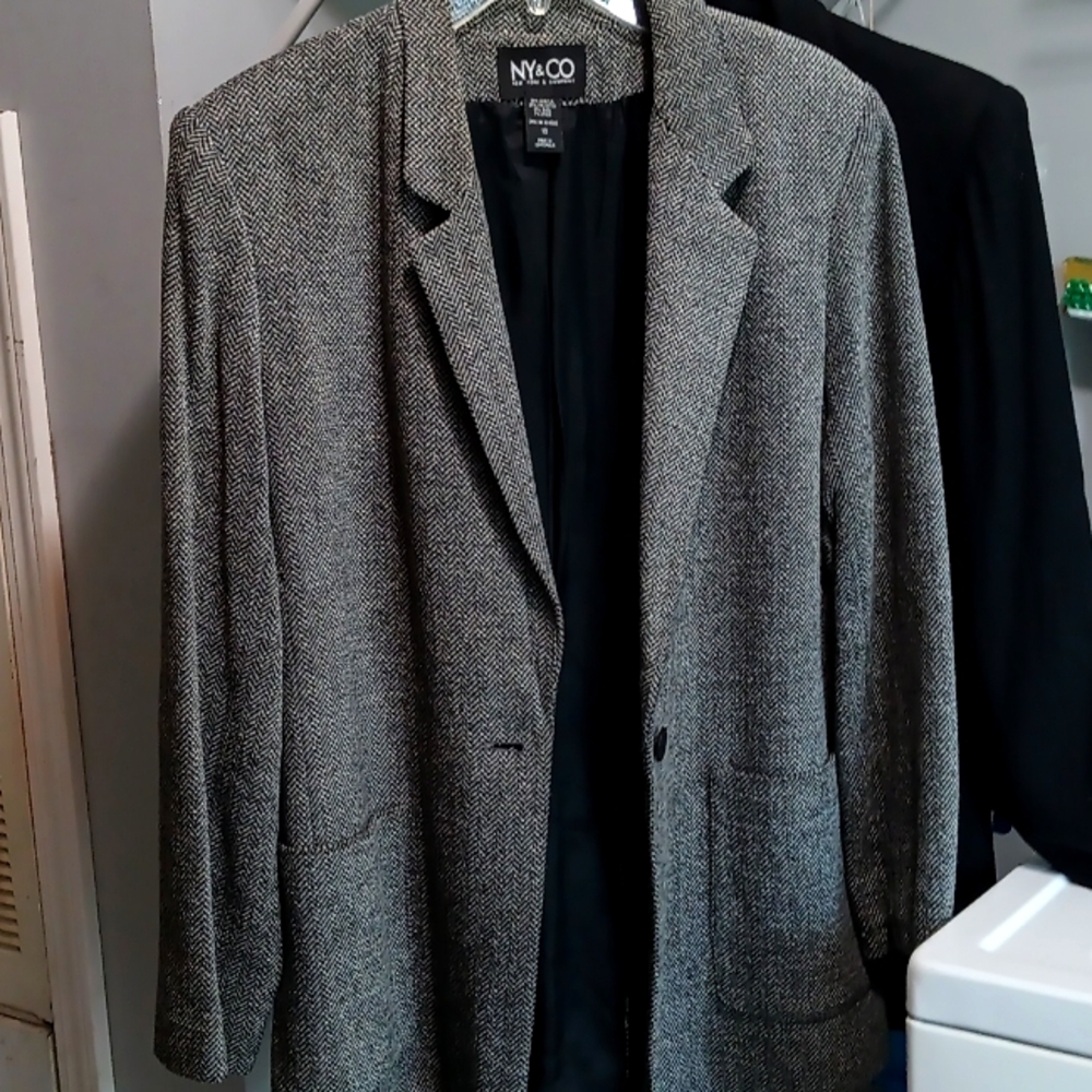 NY & Co women's Herringbone jacket